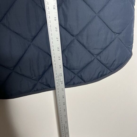 J Crew Mercantile Women's Quilted Vest Navy Blue XS Zip Up Pockets Outdoor - Picture 3 of 10